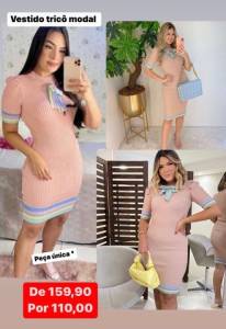 Vestido Mdi Tric Luxo Promo