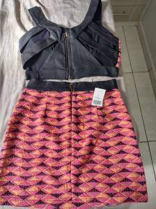 Conjunto Saia E Cropped Tamanho P