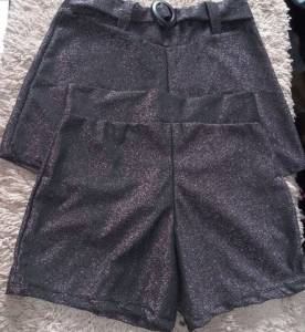 Cropped Tamanho nico Shorts Polister