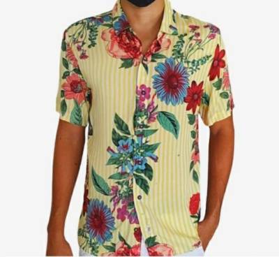 Blusa De Boto Estampada