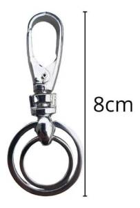 Chaveiro De Argola Em Metal Pacote C/12 Peas