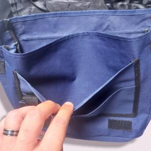 Bolsa Carteiro Transversal Ombro Vrias Divisrias