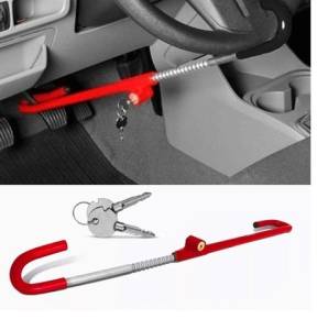 Trava Anti Furto Volante E Pedal Universal Id-8611t Idea Key