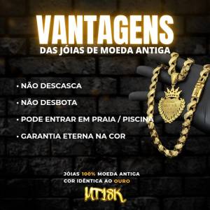 Correntes Finas De Moeda Antiga
