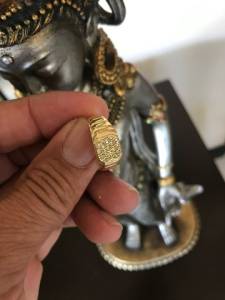Anel Em Ouro 750.