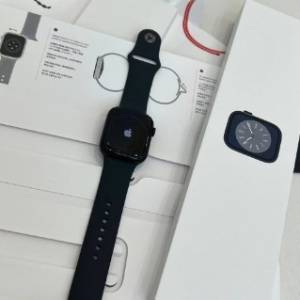 Apple Watch S8 41mm Preto Novo!