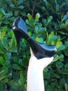 Scarpin Vizzano Salto Fino Verniz Preto