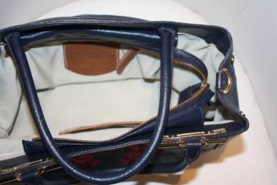 Linda Bolsa Em Couro Legitimo E Sandlia Com Bordado Floral!