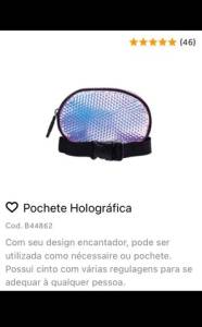 Pochete Holografica Nova O Boticario O Carnaval