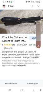 Prancha Chapinha Bivolte