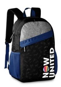 Mochila Now United Preta C/azul Nu3257