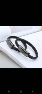 Pulseira Usb De Couro