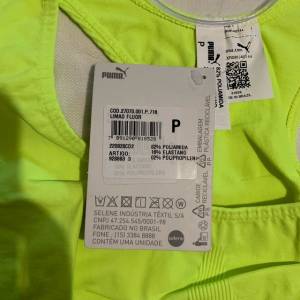 Top Puma Sem Costura - Verde Limo