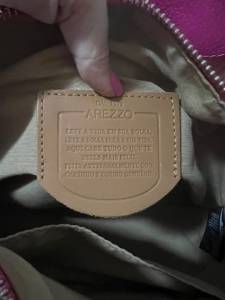 Bolsa Arezzo Em Couro Pink