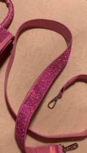 Bolsa Rosa De Strass Da Renner Original