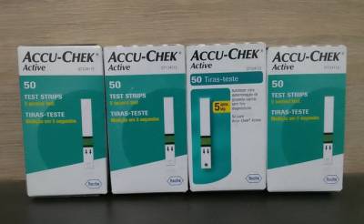 Tiras Accu-check Active.