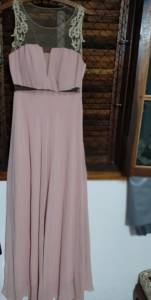 Vestido Madrinha Formatura Renda Brilho Busto