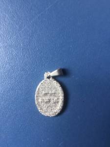 Pingente Santo Expedito 1,5x1,0cm Em Ao