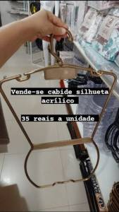 Cabide Acrlico Silhueta
