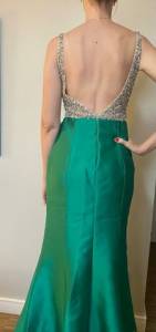 Vestido Verde De Pedraria