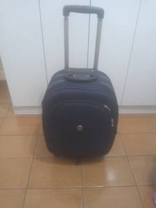 Mala De Viagem Grande Com Rodinhas Azul