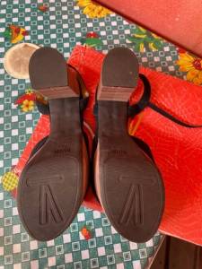 Sandlia Meia Pata Scarpin