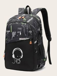 Mochila Funcional Grfico De Desenho Animado