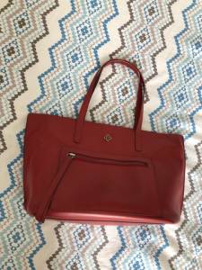 Bolsa De Couro Vermelha