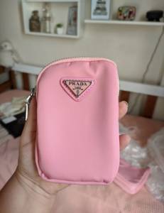 Bolsa Rosa Nylon Transversal