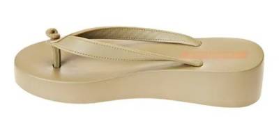 Sandlia Tamanco Feminino Azaleia - Verde Oliva - 36 Ou 37 - Original