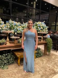 Vestido Longo Paete