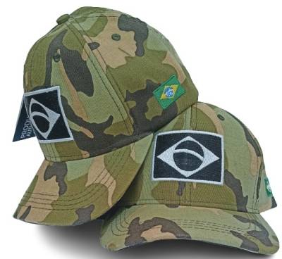 2 Bon Estilo Militar Bandeira Brasil