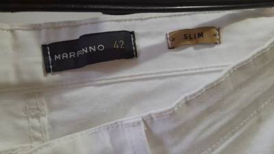 Cala Jeans Off White Nmero 42