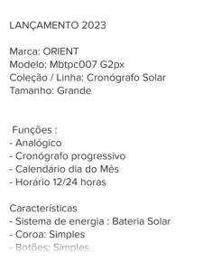 Vendo Esse Relgio Orient Solar Vidro Safira Em Titnio