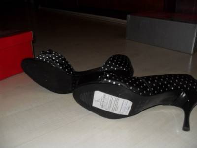 Peep Toe Po 37 Sapato Da Crte Novo