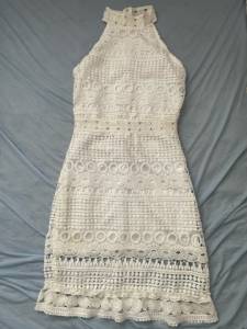 Vestido Em Renda Branco Pp