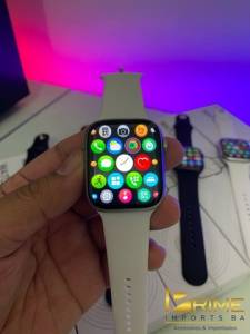 Relgio Smartwatch Iwo Series 8 W28 Pr Com Pulseira Extra - Promoo!