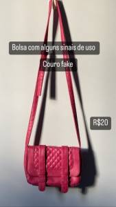 Bolsa De Coura Fake