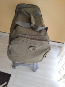 Bolsa Viagem Em Lona Reforada Ala Transversal Grande 75 Lts