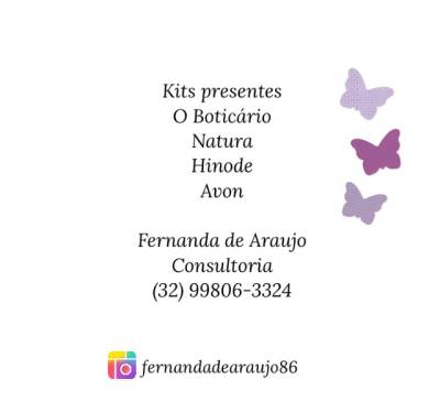 Presentes, Kit Masculino , Feminino E Infantil . O Boticrio, Natura , Avon E Hinode.