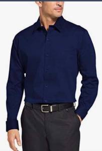 Camisa Social Azul Marinho