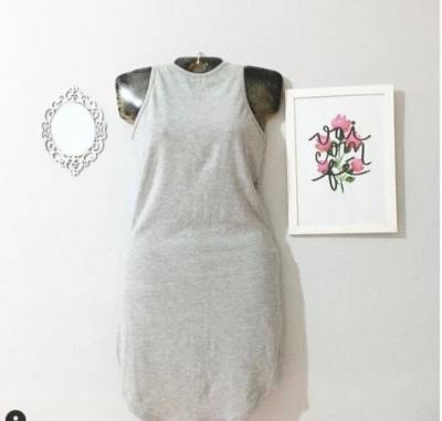 Vestido Cinza