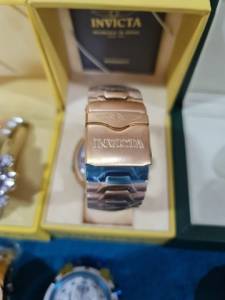 Relgio Invicta Thunderbolt Fundo Azul A Prova Dgua