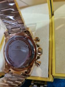 Relgio Invicta Excursion Dourado A Prova Dgua Completo