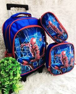 Kit Mochila Rodinha @atacadaodbolsas