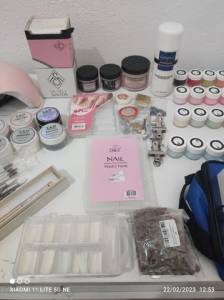 Kit De Alongamento De Gel, Acrlico E Fibra