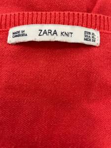 Blusa Laranja, Manga Longa, Zara, Tam M