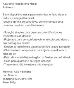 Dilatador Nasal (para Apneia)
