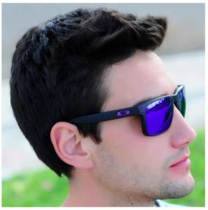 culos De Sol Masculino Oakley Holbrook Roxo Espelhado Polarizado Primeira Linha