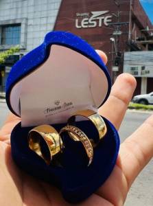 Alianas Banhadas Em Ouro 18k